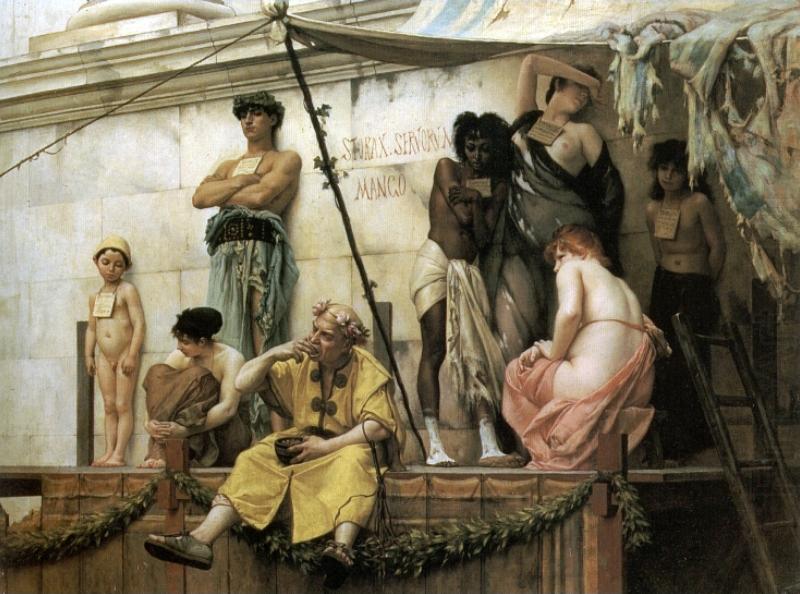 Gustave Boulanger Le marche aux esclaves - The Slave Market china oil painting image